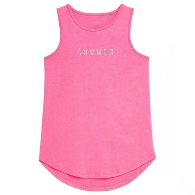 4F ΠΑΙΔΙΚΗ ΑΜΑΝΙΚΗ ΜΠΛΟΥΖΑ ΓΙΑ ΚΟΡΙΤΣΙ ΡΟΖ 4FJSS23TTSHF394-55S