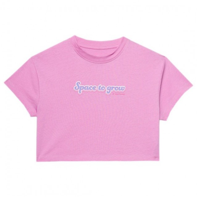 4F ΠΑΙΔΙΚΟ ΚΟΝΤΟΜΑΝΙΚΟ ΜΠΛΟΥΖΑΚΙ ΡΟΖ CROP 4FJWSS24TTSHF1151-56S