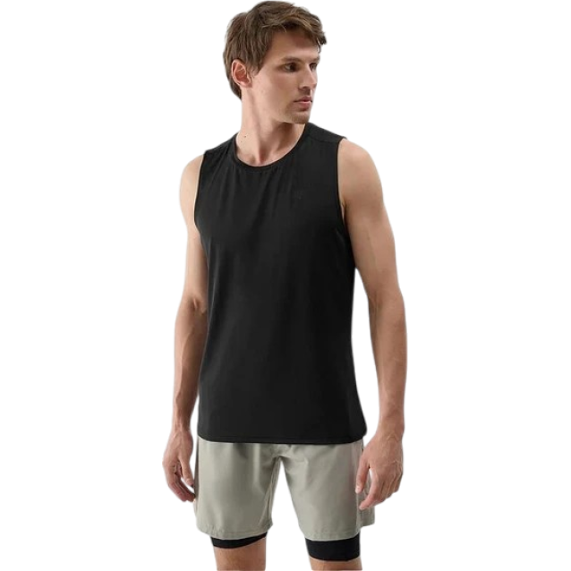 4F FUNCTIONAL ΑΝΔΡΙΚΗ ΑΜΑΝΙΚΗ ΜΠΛΟΥΖΑ ΜΑΥΡΗ 4FWSS26TFSLM0744-20S