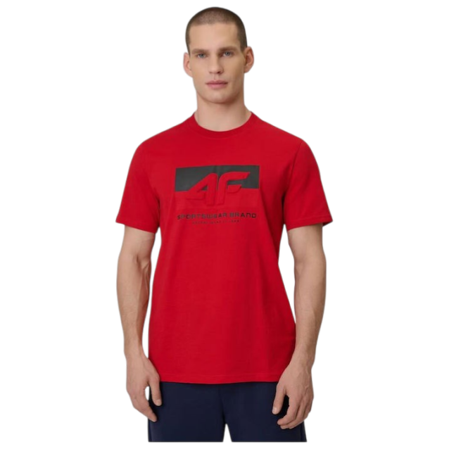 4F ΑΝΔΡΙΚΗ ΚΟΝΤΟΜΑΝΙΚΗ ΜΠΛΟΥΖΑ ΚΟΚΚΙΝΗ 4FWSS26TTSHM3325-62S