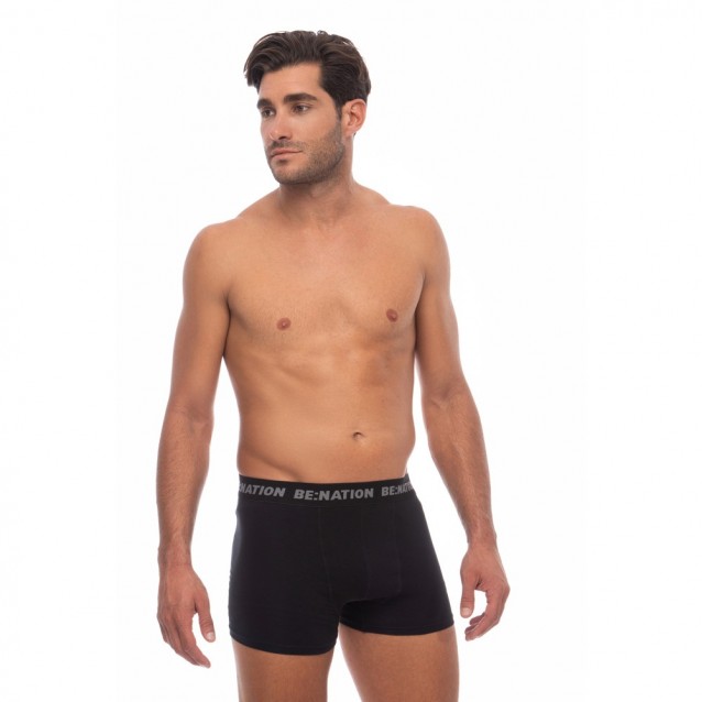 BENATION ΑΝΔΡΙΚΑ ΕΣΩΡΟΥΧΑ 3 PACK ΜΠΟΞΕΡ ΜΑΥΡΟ 09302301-01