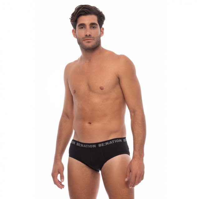 BENATION ΑΝΔΡΙΚΑ ΕΣΩΡΟΥΧΑ 3 PACK BRIEF ΜΑΥΡΟ 09302302-01