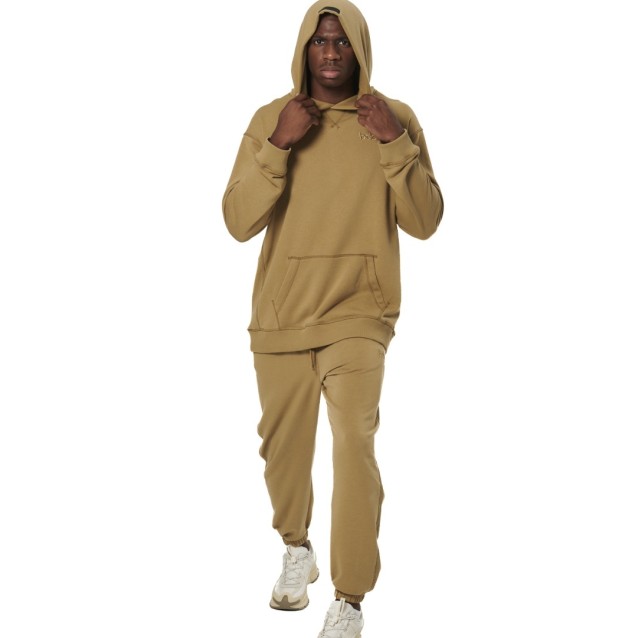 BODY ACTION ΑΝΔΡΙΚΟ FRENCH TERRY ΠΑΝΤΕΛΟΝΙ ΜOCHA 023537-01-MOCHA