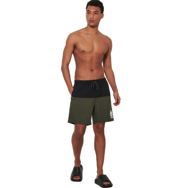 BODY ACTION ΑΝΔΡΙΚΟ ΜΑΓΙΟ ΒΕΡΜΟΥΔΑ ΜΑΥΡΟ-ΧΑΚΙ 033627-01-BLKKHK