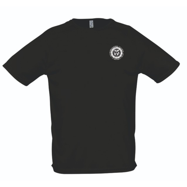 T-SHIRT DRY-FIT UNISEX ΑΘΛΗΤΙΚΟ ΜΑΥΡΟ