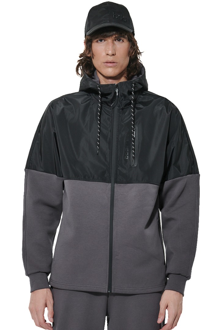 BODY ACTION ΑΝΔΡΙΚΟ ΑΘΛΗΤΙΚΟ JACKET BOULEVARD GREY-BLACK 073627-01-BLGR/BLK BODY ACTION ΑΝΔΡΙΚΟ ΑΘΛΗΤΙΚΟ JACKET BOULEVARD GREY-BLACK 073627-01-BLGR/BLK