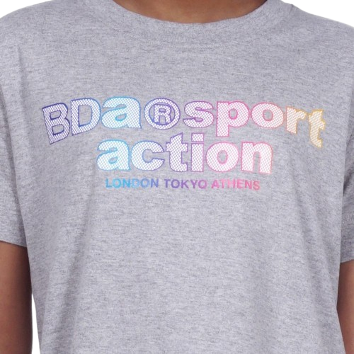 BODYACTION T-SHIRT ΠΑΙΔΙΚΟ ΓΙΑ ΚΟΡΙΤΣΙ ΓΚΡΙ 052001-01 BODYACTION T-SHIRT ΠΑΙΔΙΚΟ ΓΙΑ ΚΟΡΙΤΣΙ ΓΚΡΙ 052001-01