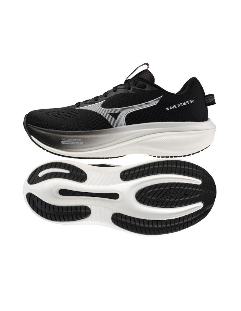 MIZUNO WAVE RIDER 30 ΑΝΔΡΙΚΑ ΑΘΛΗΤΙΚΑ ΠΑΠΟΥΤΣΙΑ BLACK/WHITE J1GM262057 MIZUNO WAVE RIDER 30 ΑΝΔΡΙΚΑ ΑΘΛΗΤΙΚΑ ΠΑΠΟΥΤΣΙΑ BLACK/WHITE J1GM262057