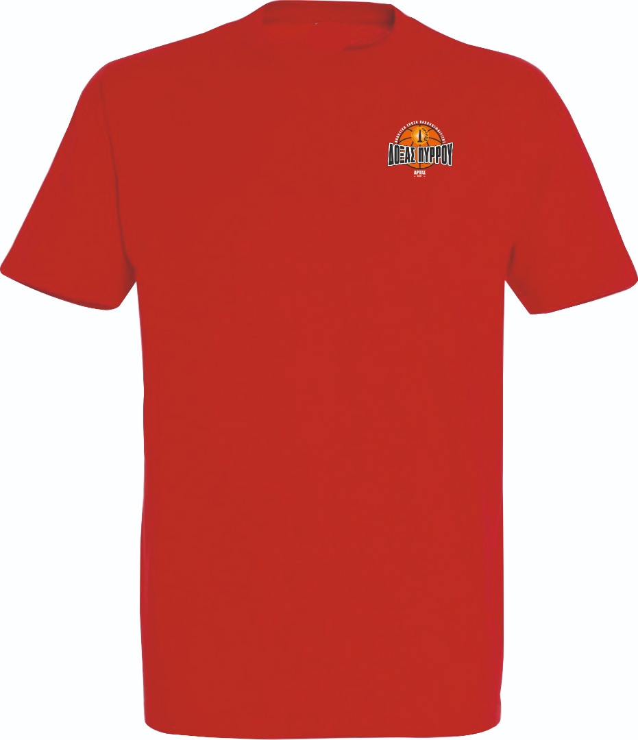 T-SHIRT UNISEX ΚΟΚΚΙΝΟ T-SHIRT UNISEX ΚΟΚΚΙΝΟ