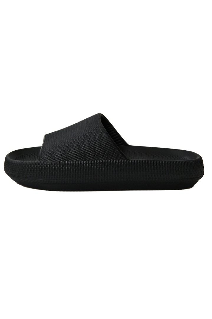 BODY ACTION UNISEX POOL SLIDES BLACK 093507-01 BODY ACTION UNISEX POOL SLIDES BLACK 093507-01